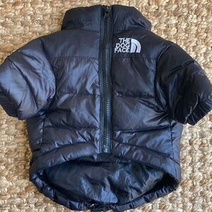 New: The Dog Face Black Puffer Jacket. Size XL